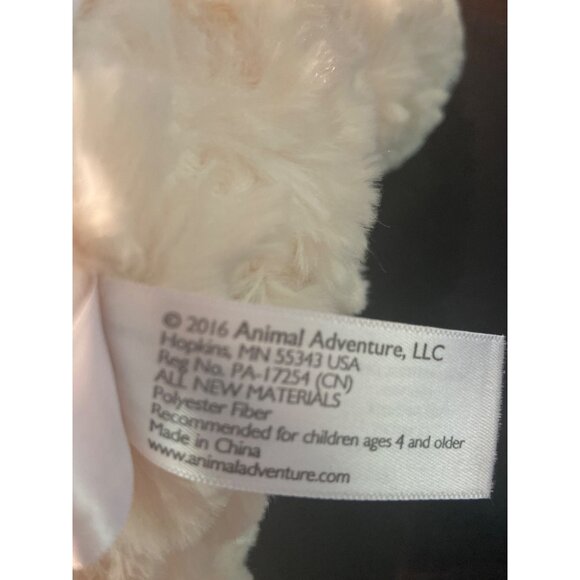 Fluffy Plush Bunny With Big Eyes & Pink Nose - The Huggable Fuzzball - Picture 8 of 9